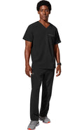 Men's Steven V-Neck Scrub Top & Noah Cargo Scrub Pant