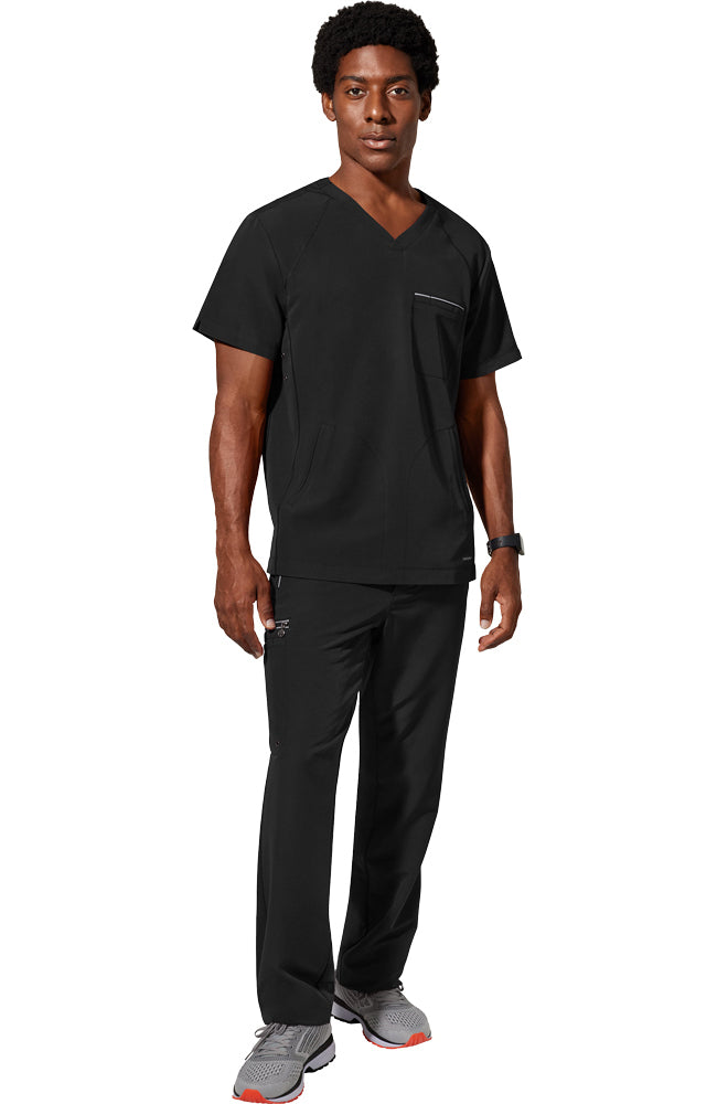 Men's Steven V-Neck Scrub Top & Noah Cargo Scrub Pant
