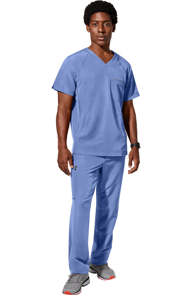 Men's Steven V-Neck Scrub Top & Noah Cargo Scrub Pant