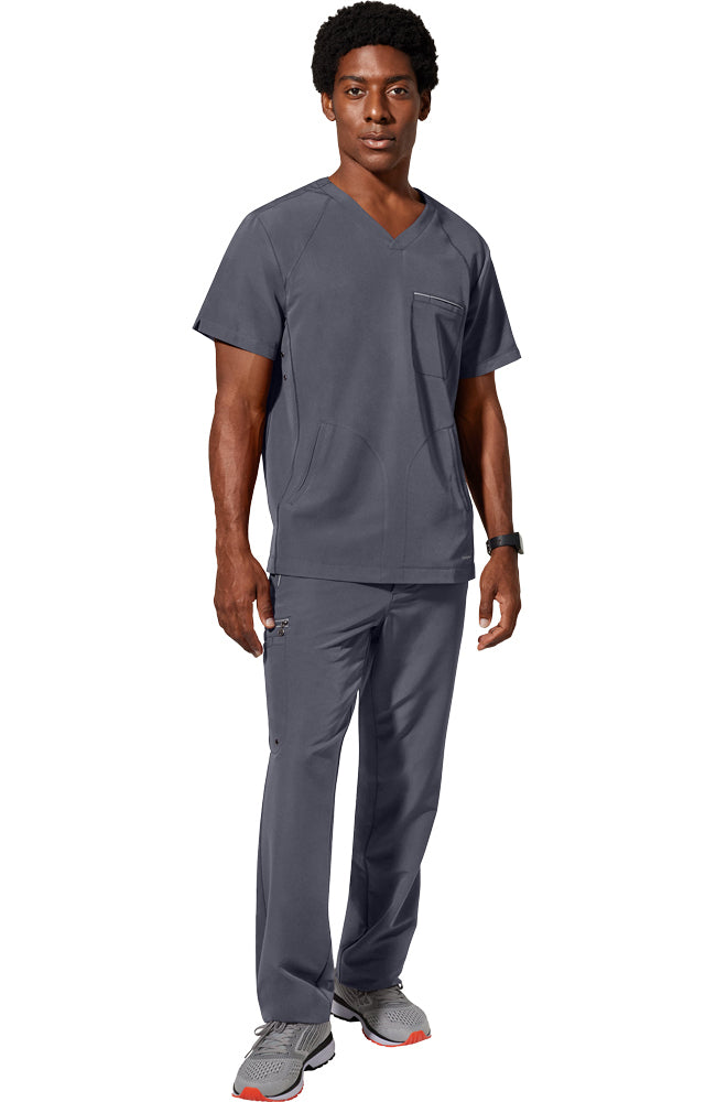Men's Steven V-Neck Scrub Top & Noah Cargo Scrub Pant